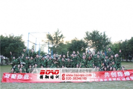 德盛源在南海大濕地舉辦“打造完美團隊”拓展訓練營