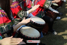 深圳訊得達教育萬綠湖百人非洲鼓拓展團建活動